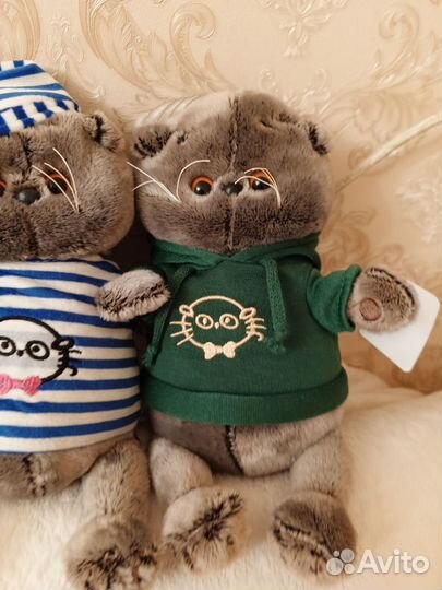 Мягкие игрушки, Басик, 30см, в пижаме, новый