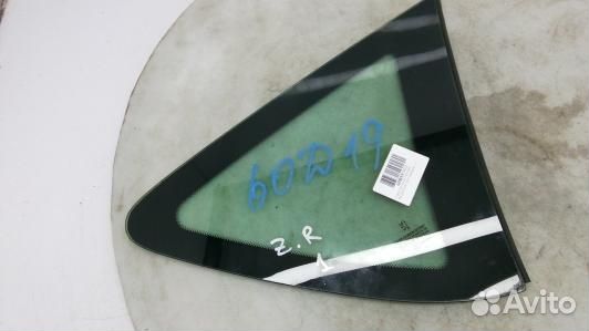 Стекло кузова боковое заднее правое peugeot 407 (6