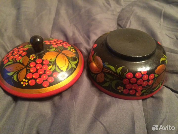 Шкатулка деревянная расписная