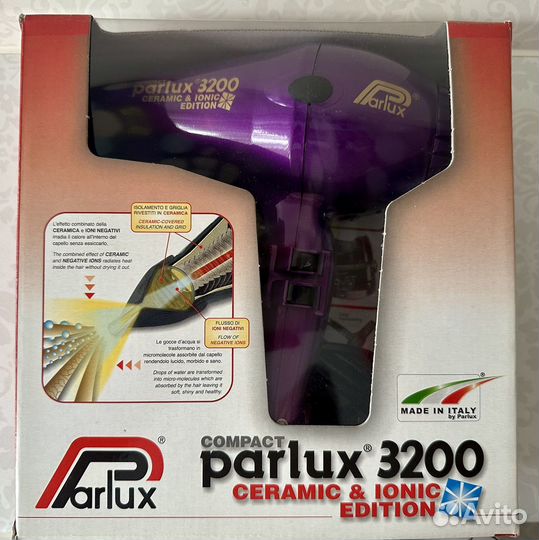 Фен Parlux 3200 Compact Ceramic & Ionic edition