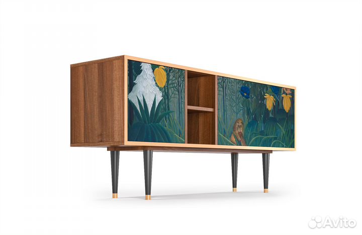 Тв-тумба T5 - Орех - The Repast of the Lion