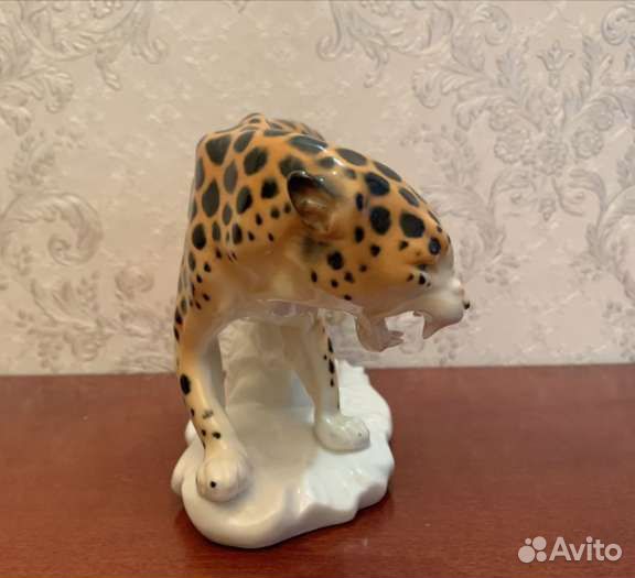 Фарфоровая статуэтка германия Karl Ens Леопард