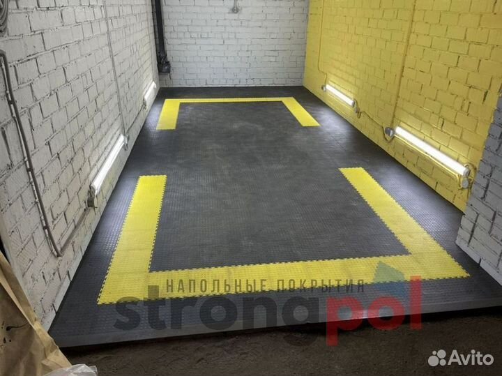 Модульное напольное покрытие для шиномонтажа