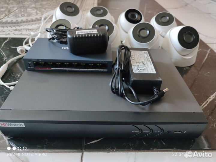 Комплект видеонаблюдения на 8 камер