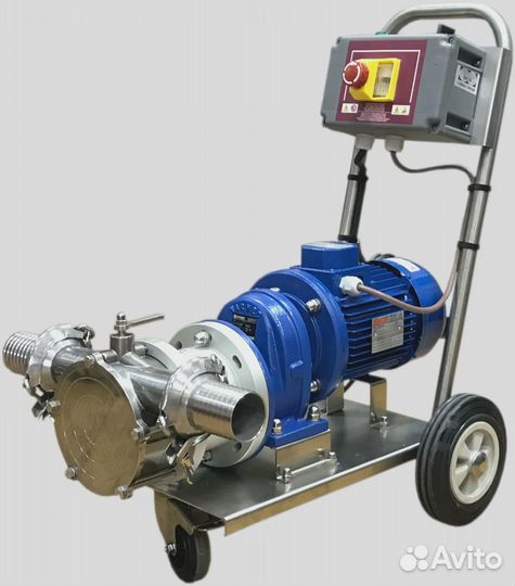 Импеллерный мезгонасос Z180 для вязких жидкостей с