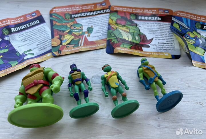 Фигурки черепашки ниндзя