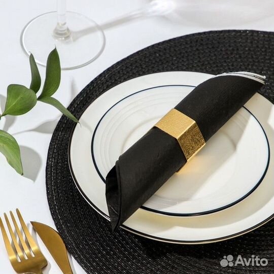 Кольцо для салфетки Noble, 542,5 см, цвет золотой