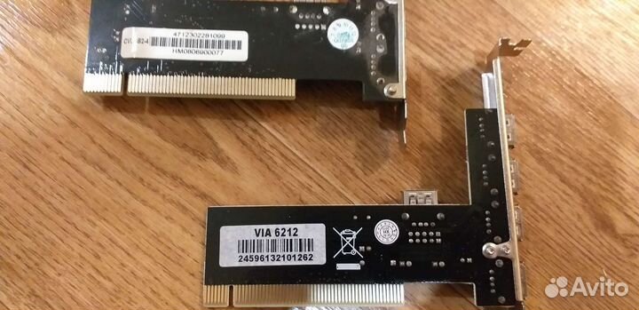 PCI контроллеры 4+1 USB