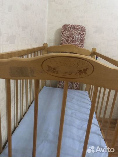 Детская кровать с матрасом