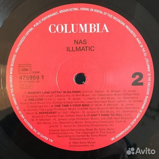 Виниловая пластинка Nas - Illmatic