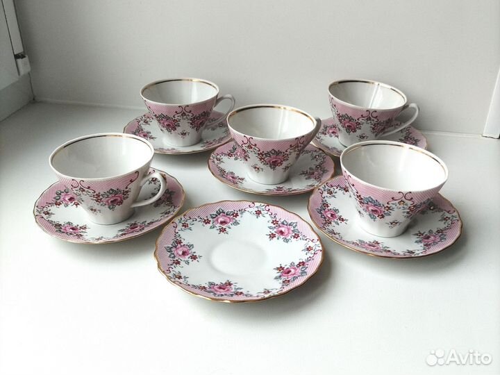 Кофейный сервиз фарфор СССР