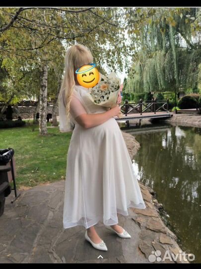 Платье белое
