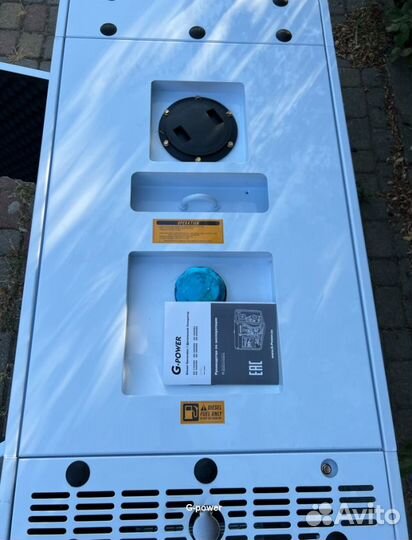 Дизельный генератор 15 kW g-power трехфазныйDG1800