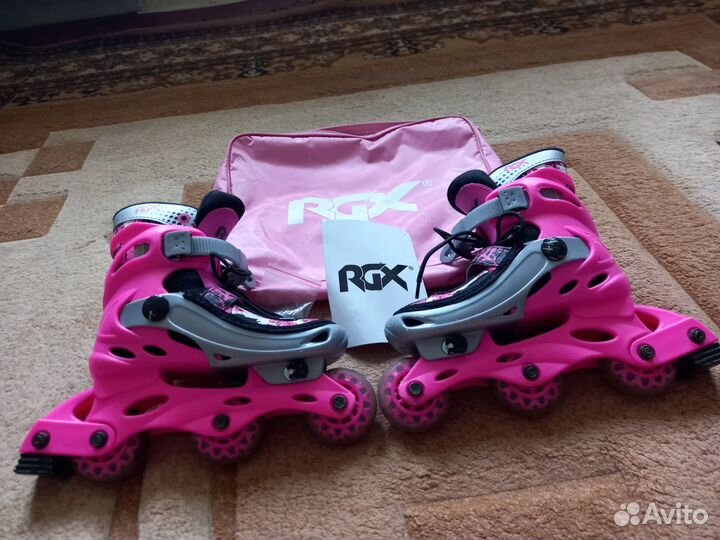 Роликовые коньки детские. Размер 31-34