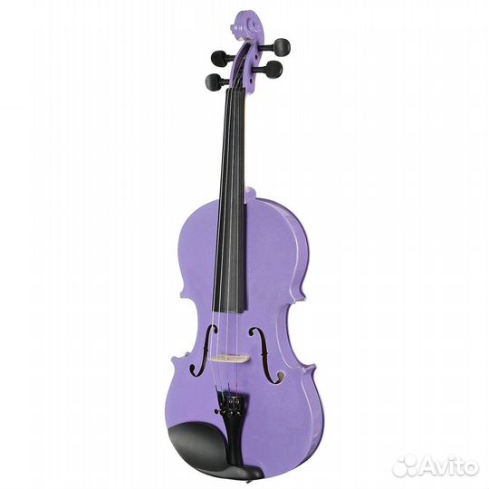 Фиолетовая скрипка antonio lavazza VL-20 PR 1/4