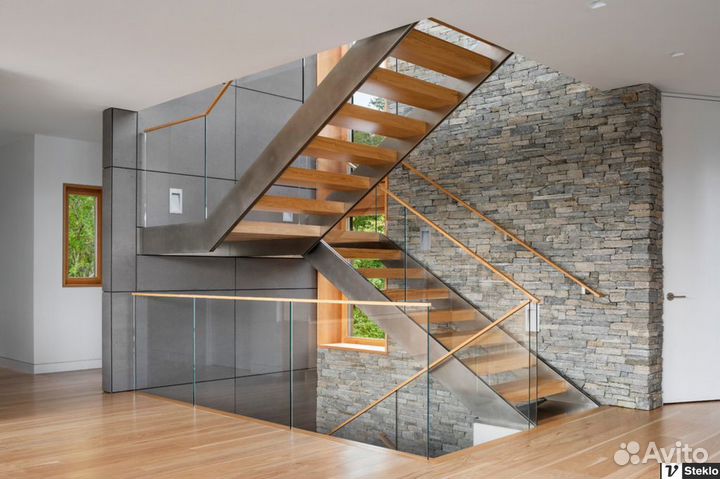 Стеклянные перила