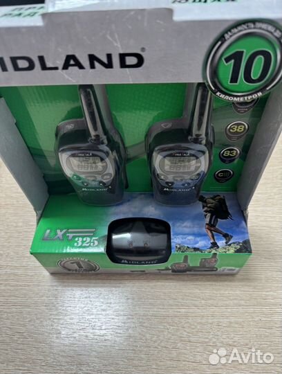 Рация Midland LXT 325 Новая Комплект