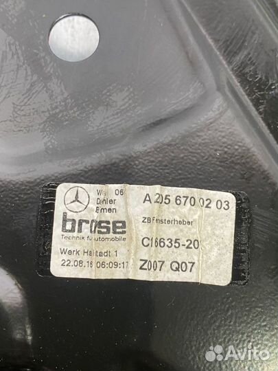 Стеклоподъемник задний правый Mercedes-Benz