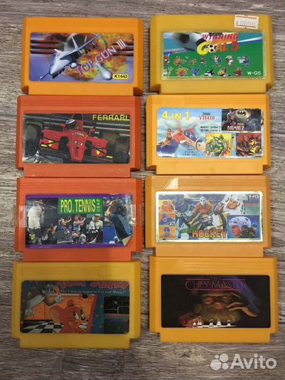 Катриджи для dendy