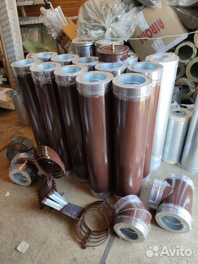 Труба Сендвич для дымохода 150*220 (все размеры)