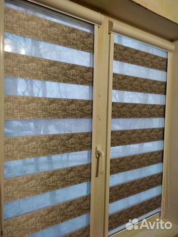 Рулонные шторы зебра