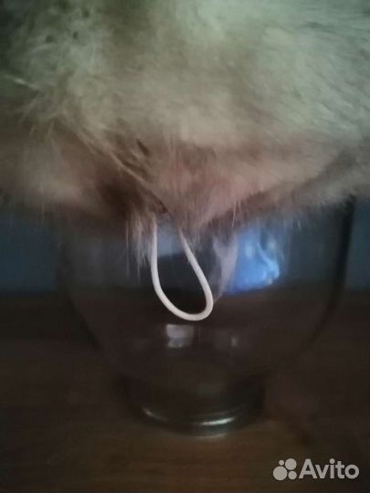 Стильная Норковая шапка с козырьком