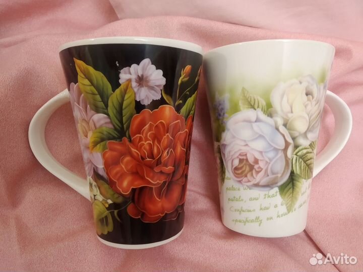 Кружка в наборе белое и черное