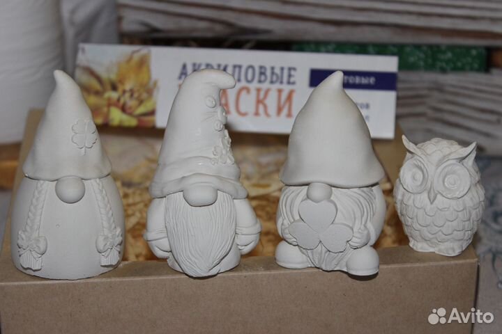 Гипсовые фигурки для раскрашивания