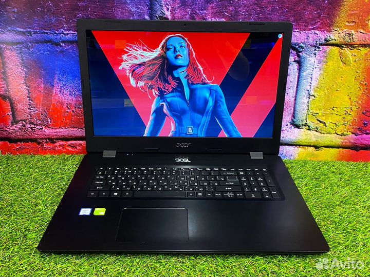 Ноутбук Acer с большим экраном \ Гарантия 3 мес