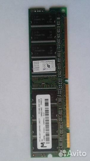 Модуль памяти sdram 128 мб 100 Мгц
