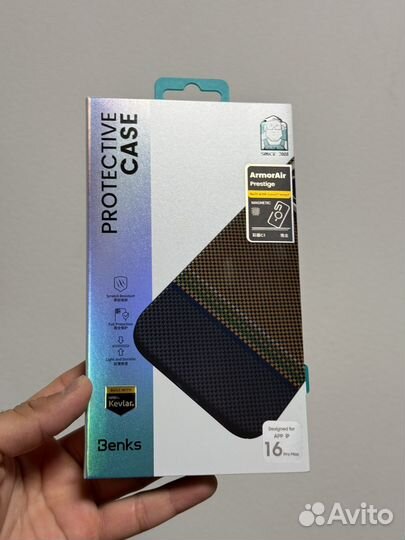 Чехол Benks Kevlar на iPhone 16 Pro Max MagSafe