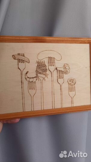 Портреты и картины из дерева