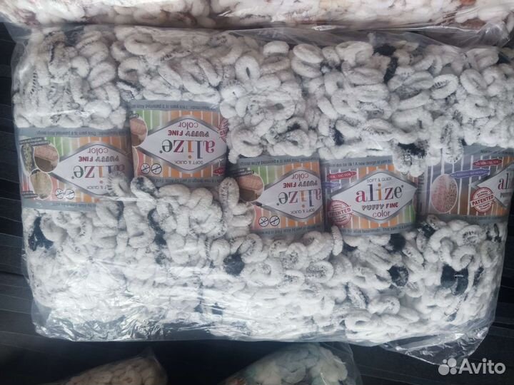 Пряжа ализе пуффи файн и пуфи Файн колор