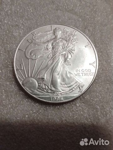 Монета серебро 1996