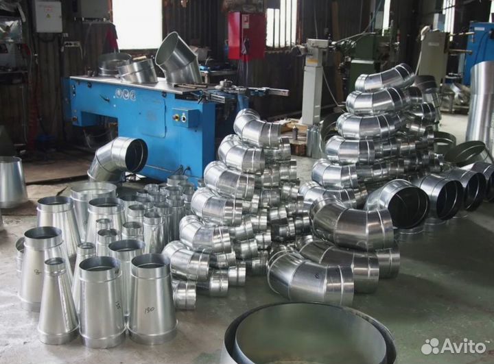 Воздуховоды вентиляция, Трубы, вытяжки,под размер
