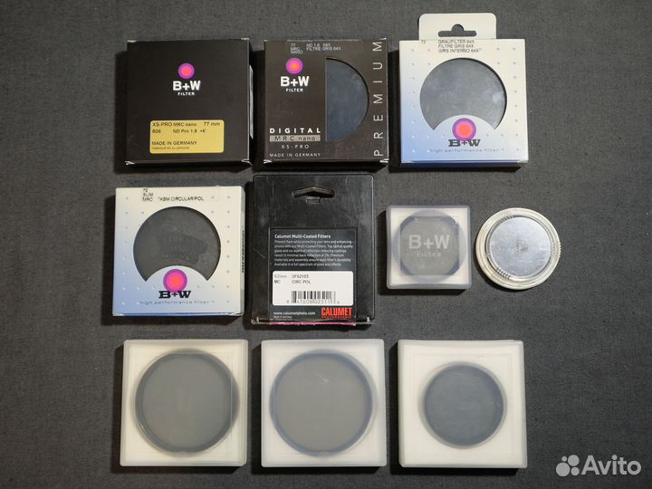 Светофильтры B+W и Hoya (оригинальные)