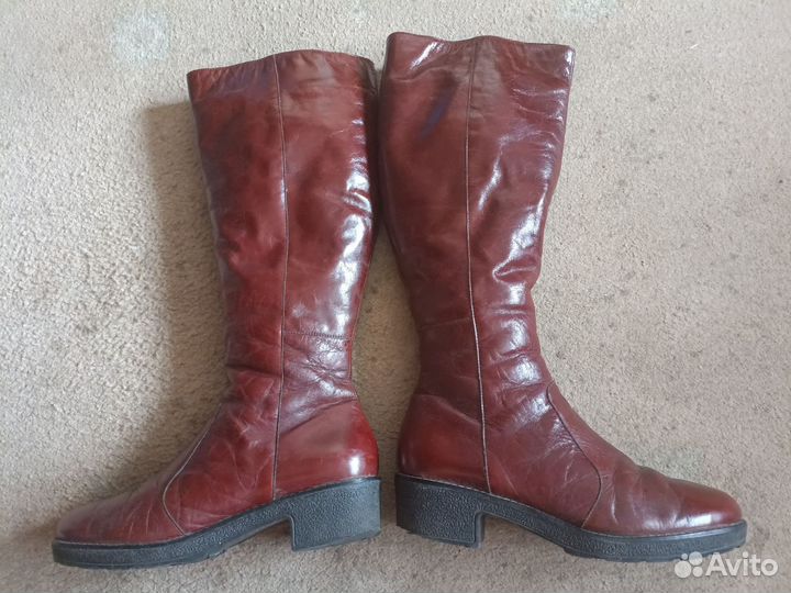 Сапоги демисезонные, стелька 25 см