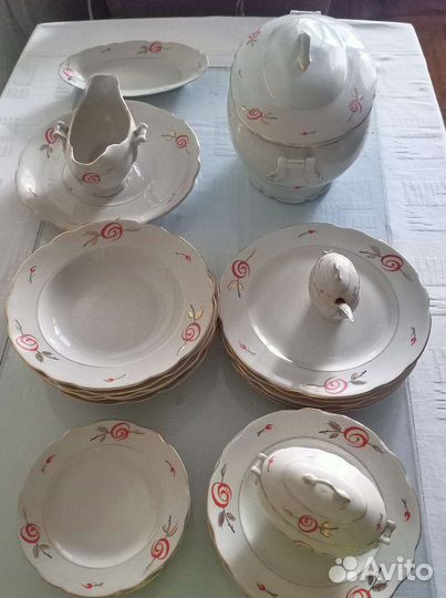 Столовый сервиз Коростень СССР