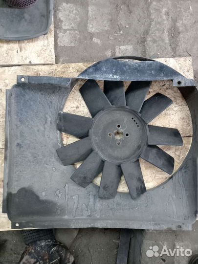 Вентилятор и диффузор змз 405