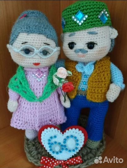Вязанные игрушки ручной работы. Сувениры. Куклы