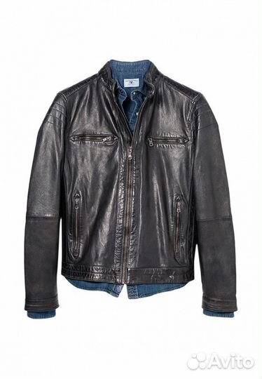 Куртка кожаная Mango Man (новая,с этикеткой)