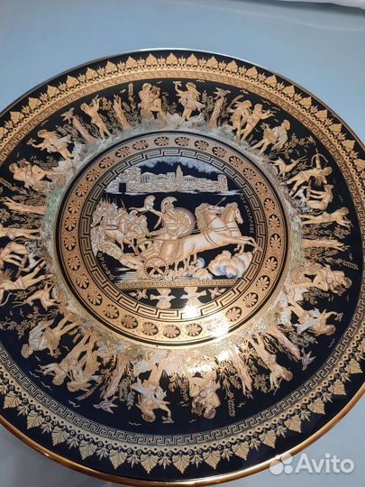 Фарфоровые тарелки, 11 штук, Греция