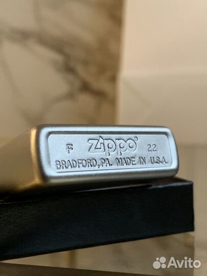 Зажигалка Zippo 205 Satin Chrome с гравировкой