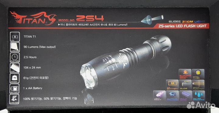 Фонарь Titan ZS4