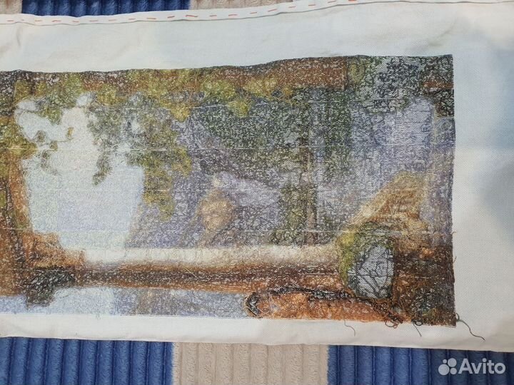 Картина вышитая крестом ручная работа