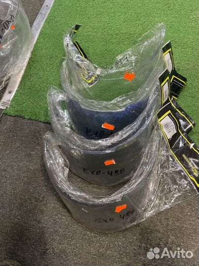 Визор мото шлема scorpion exo 490