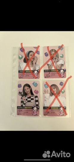 Коллекционные карты Black Pink