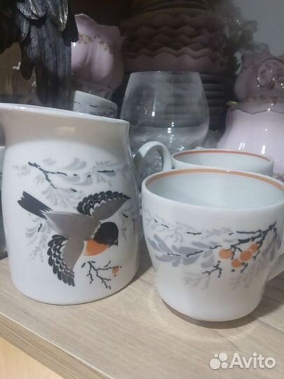 Сервиз кофейный Снегири