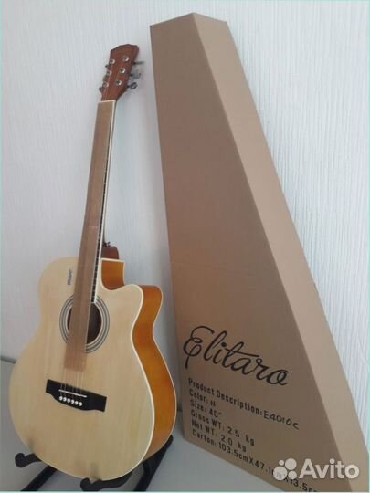 Акустическая гитара Elitaro E4010 N
