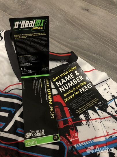 Джерси для мотокросса детская